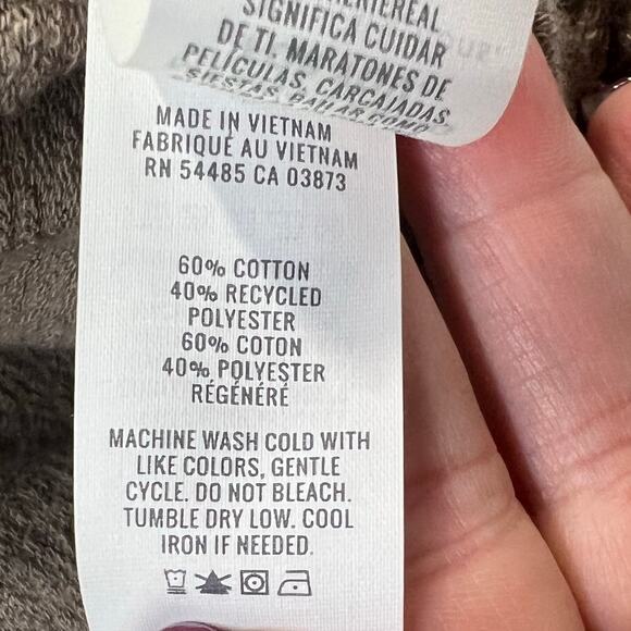 Aerie Soft Life Pants Womens L Beige Wide Leg High Rise Weekend Casual Lounge - Picture 16 of 16